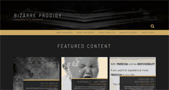 Desktop Screenshot of bizarreprodigy.com